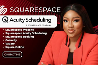 setup squarespace scheduling booking appointments on acuity calendly square