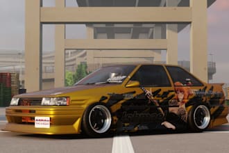 make you a drift car livery for carx drift racing with kino mods method
