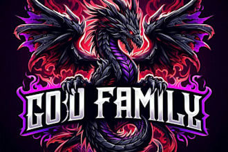 design high quality dragon head fire mascot logo for your business