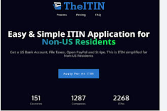 assist amazon and etsy sellers with the itin application process