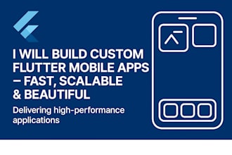 develop a flutter mobile app for your business