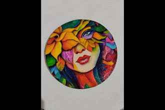 create custom hand painted canvas art for your home or gift