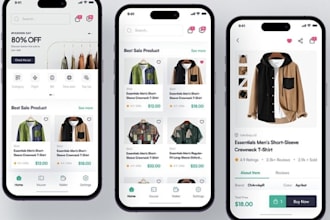 build marketplace app, social media app, muiltivendor app, ecommerce app,