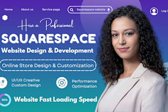 edit, design or redesign squarespace website squarespace website redesign, seo