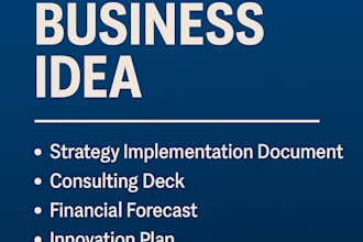 verify your business idea and deliver a custom strategy plan