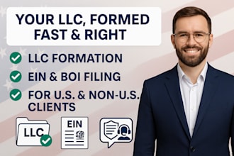 form your US llc, file boi report, and get your ein fast