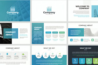 design and redesign compelling investor pitch deck and funding powerpoint presen