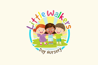 design impressive child day care centre logo