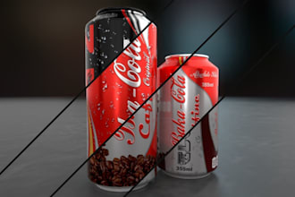 design 3d energy drink cans,beverage,drink packaging,3d mockup,product animation