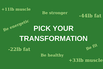 create a personalized healthy diet plan for weight gain or loss