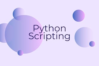 develop custom python scripts, ai, and software solutions