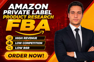 amazon fba private label product research expert