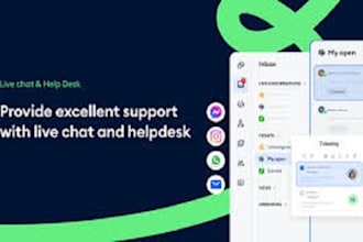 setup zendesk, gorgias, CRM freshdesk, support live chat bot shopify