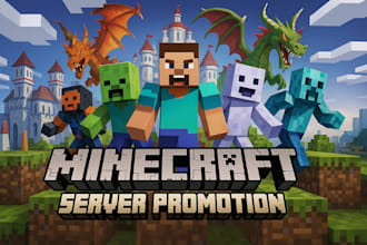 minecraft server promotion, server advertisement to get active players