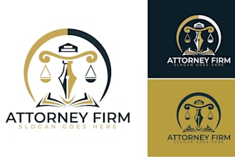 do unique law firm, law firm, business website logo design