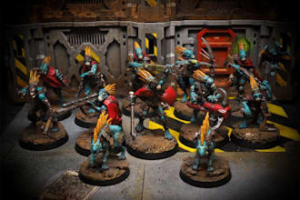 3d sculpt, print and kitbash 3d miniatures, warhammer 40k, miniature painting