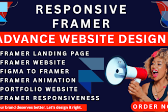 design redesign branded framer website figma to framer framer landing page