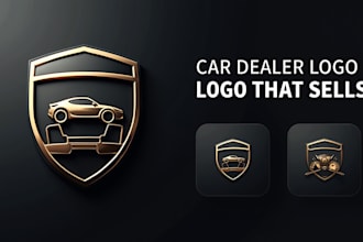 design stunning car dealer logo automotive dealership custom auto brand in 24hrs