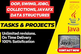 develop java desktop applications using swing, jdbc, and oop
