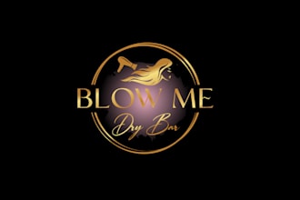 do fashion, beauty, cosmetic spa hair eyelashes salon minimal logo design