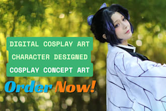 create a stunning digital cosplay art of yourself