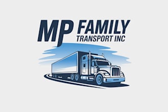 make truck, semi truck and transportation companies logo