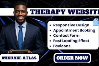 therapy website medical website mental health healthcare and coaching website