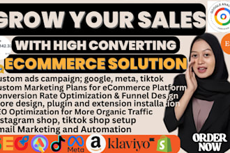 do ecommerce marketing store promotion, boost shopify, etsy, amazon store sales