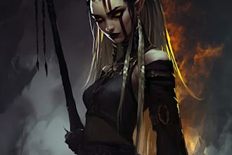 draw a fantasy illustration