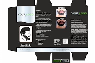 premium cosmetic label design skincare and herbal product labels design