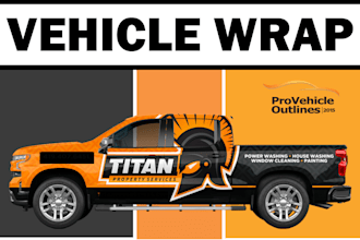 make professionally wrap designs of van,car,luxury and vehicle