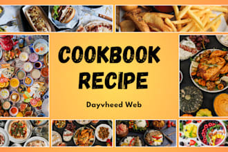 write responsive cookbook and recipe book, cookbook design, cookbook formatting