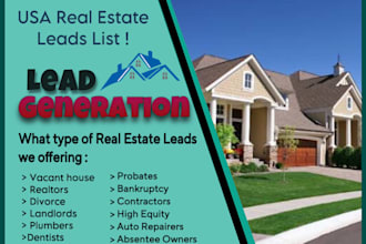 provide active real estate leads