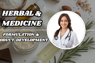be formulation chemist for herbal remedies, pharma products