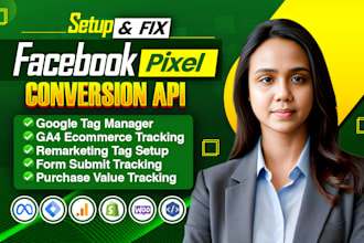 fix or setup facebook pixel conversion API with GTM server side tracking