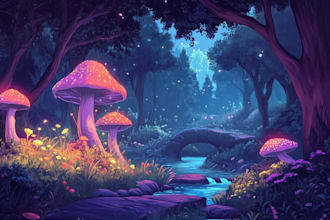 draw landscape concept art, fantasy illustration
