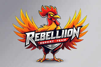 do high quality rooster logo with unique new concept