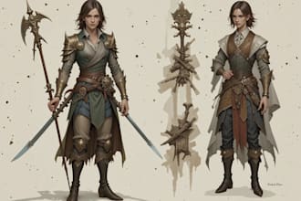 dnd character art and dnd character art