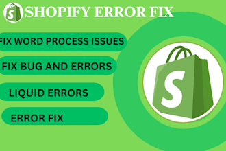 fix shopify errors shopify bugs and HTML custom coding theme issues