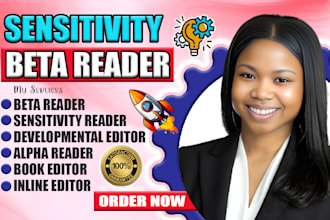 be your beta reader sensitivity reader developmental editor inline editor
