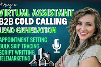 be your real estate wholesale cold calling virtual assistant telemarketing b2b