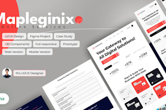 figma website ui ux design personal portfolio website beauty responsive website