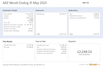 provide the services in book keeping, tax returns, vat, payroll