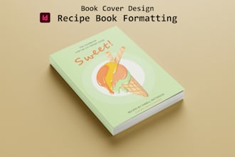 design and format cookbooks and recipes book