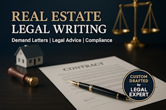 be your real estate online lawyer for legal writing, demand letter drafting