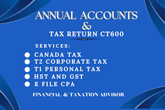 file canadian taxes personal tax t1 and business tax t2