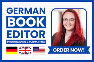 do german fiction book editing proofreading formatting for amazon kdp publishing