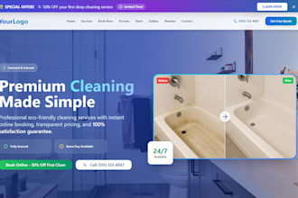 build a lead generating cleaning business website in 7 days
