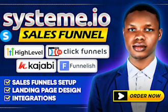 build gohighlevel, klaviyo sales funnel website and be your go high level expert