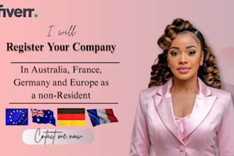 register your company in australia, france, germany and europe as a non resident